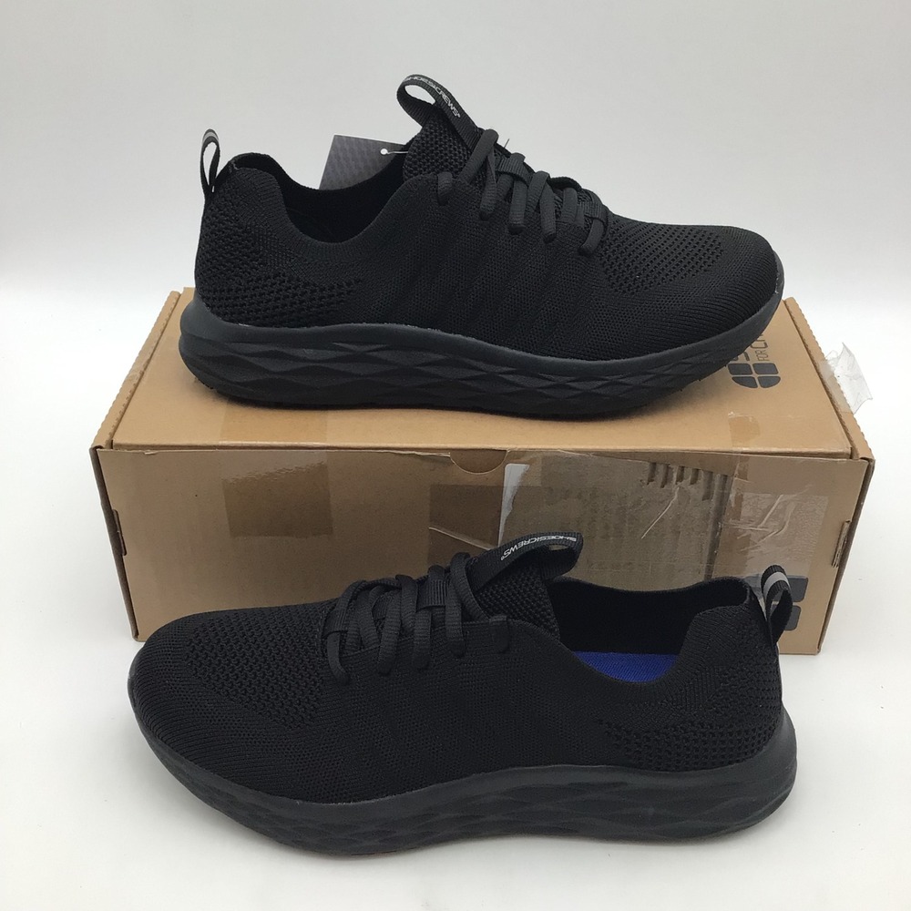 Shoes For Crews Everlight Mens Size 8 Black Slip Resistant Work Sneakers NEW